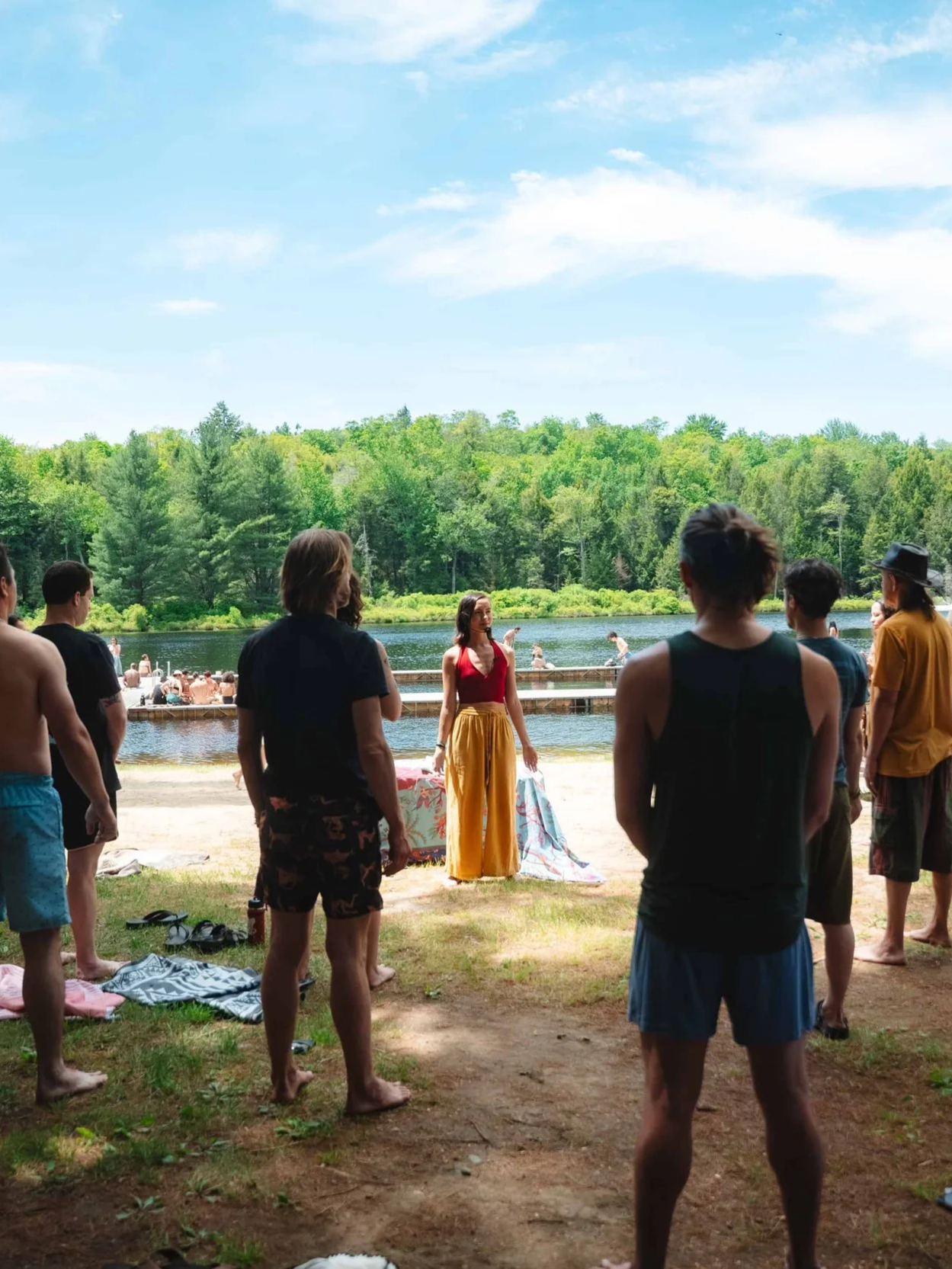 Group Breath Connection breathwork workshop at conference summit festival