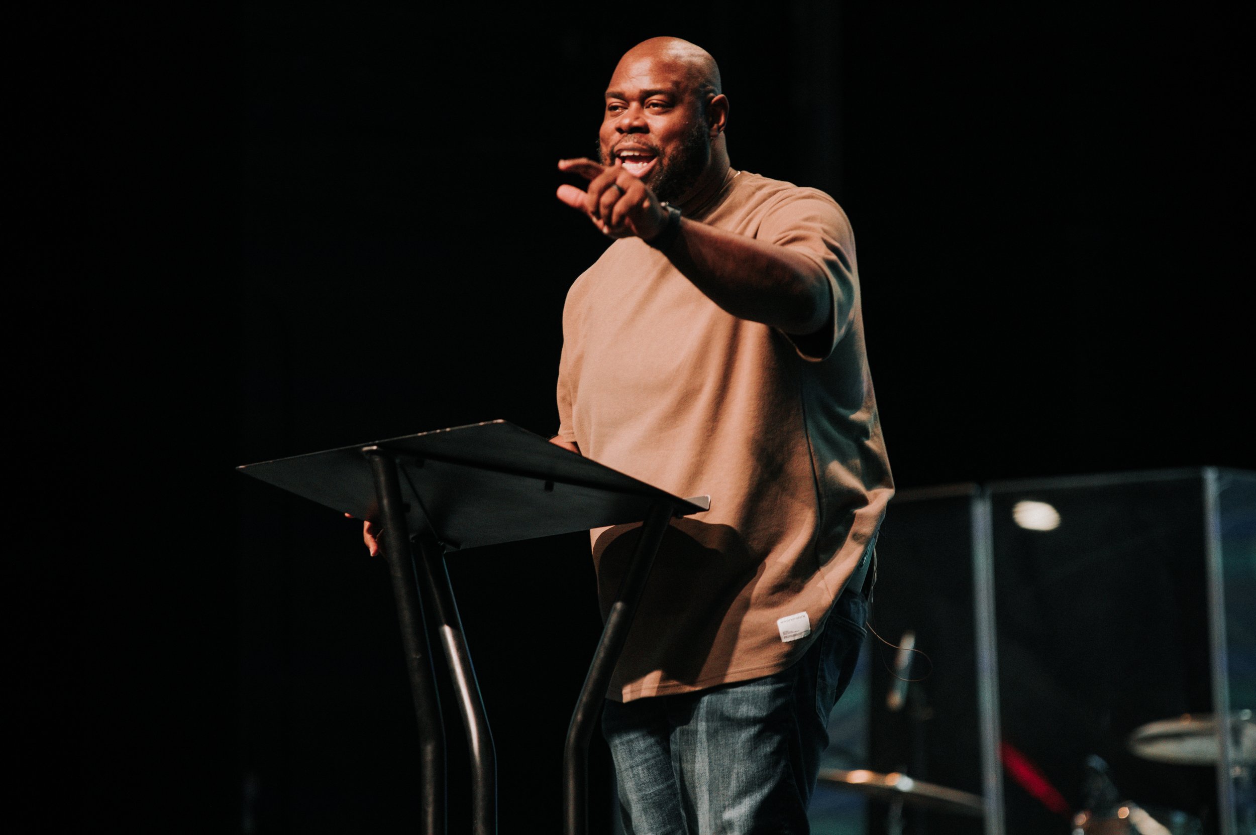 Charlie Mitchell Preaching