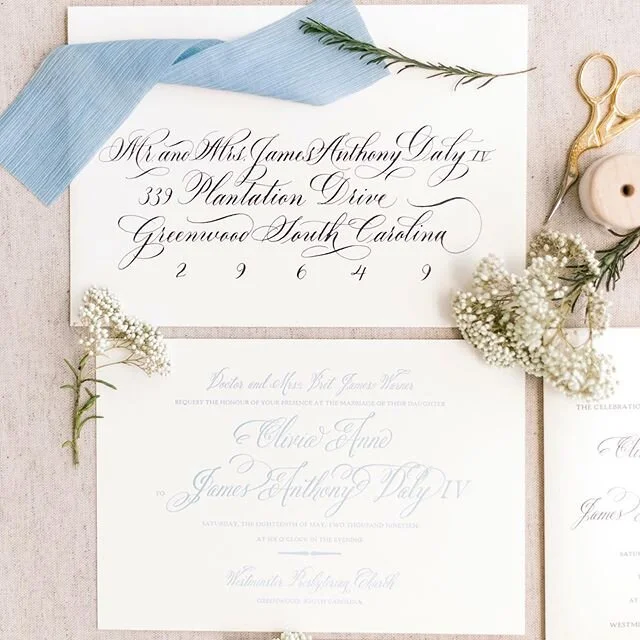 Let’s Throwback Thursday to this beauty! Zoom in and you can almost feel the texture of the letterpress on these invitations.  TODAY I worked on invitation design for the fabulous @margie_d — and I’m so excited for it! It’s fancy and pretty and I can