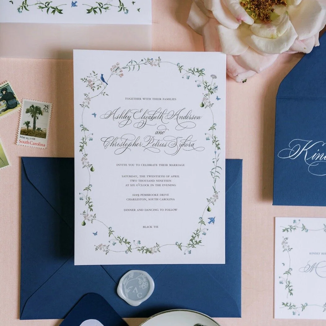 WEDDING INVITATIONS — Cotton and Cursive