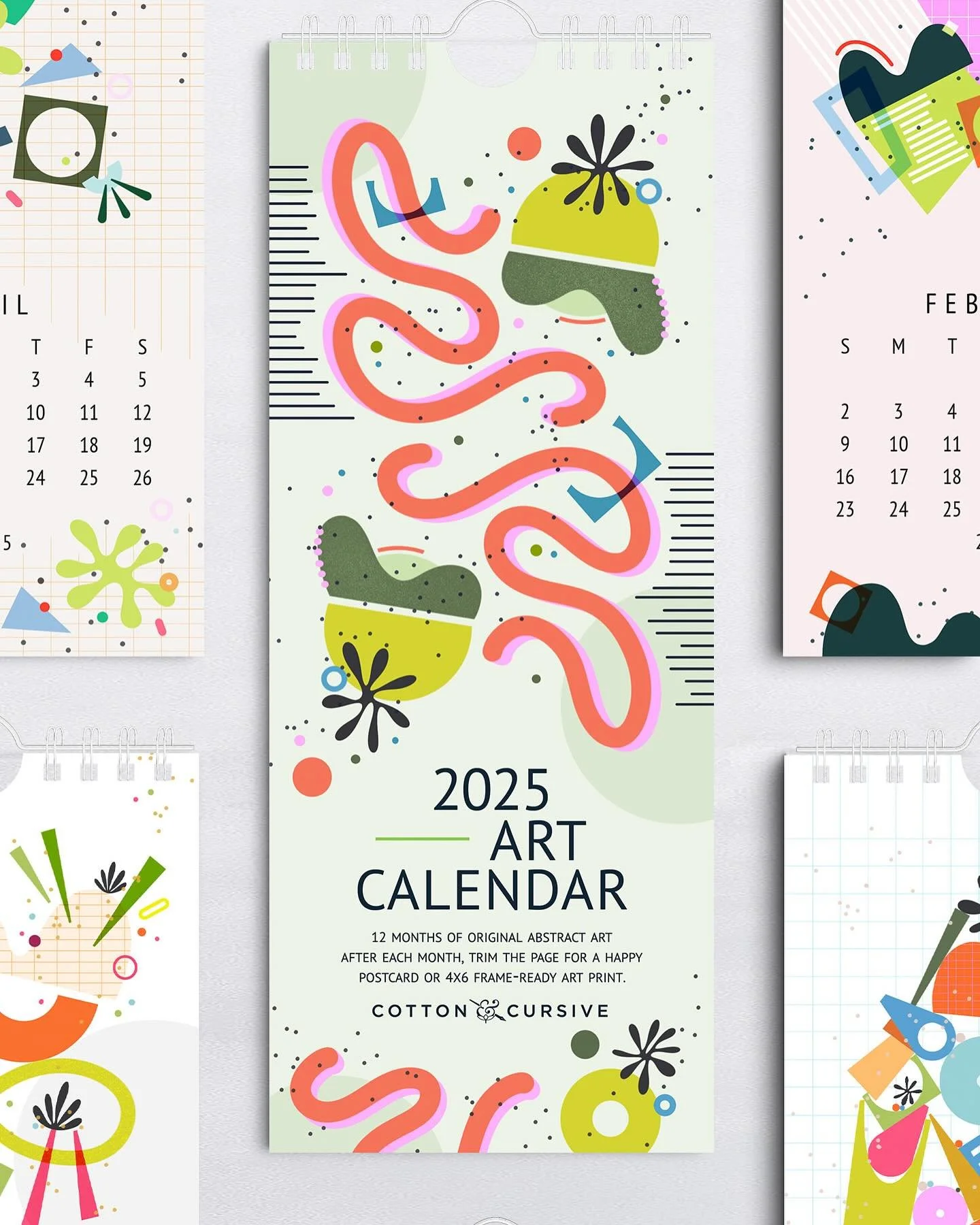 Hey friends! The calendars are beautiful this year! Truly. Grab one in the shop today. You’ll enjoy it all year long with new art for every month. They make great gifts, too. Teachers love them. 
They’re on ore-order, so get them now for