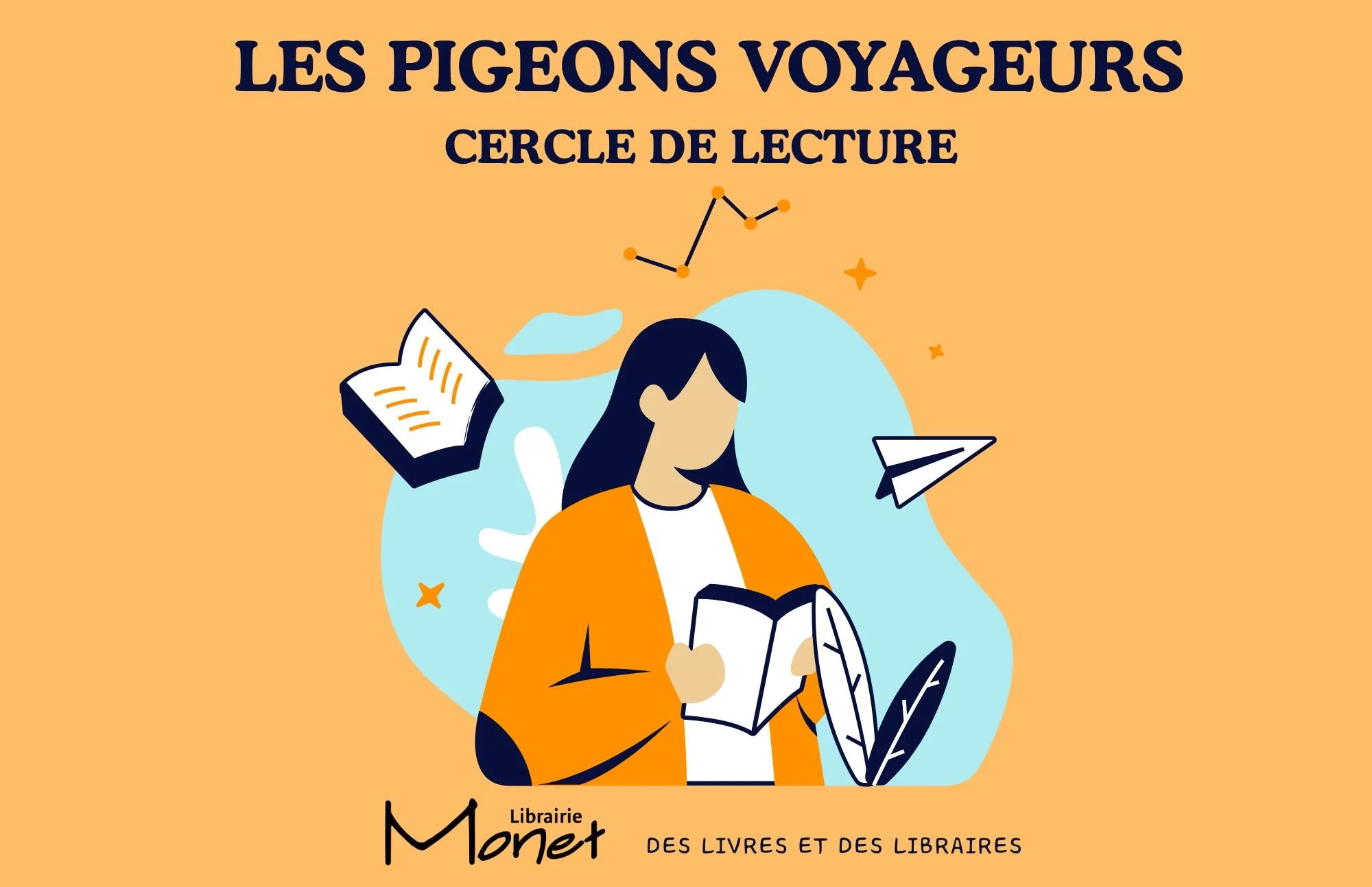 Cercle de lecture - Les pigeons voyageurs