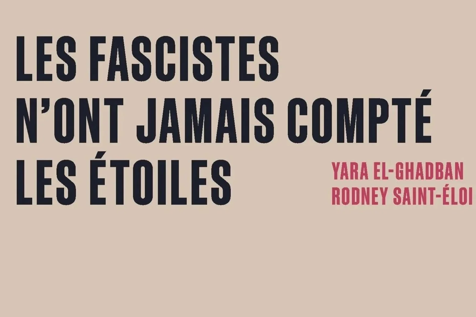 Causerie avec Yara El-Ghadban et Rodney Saint-Éloi