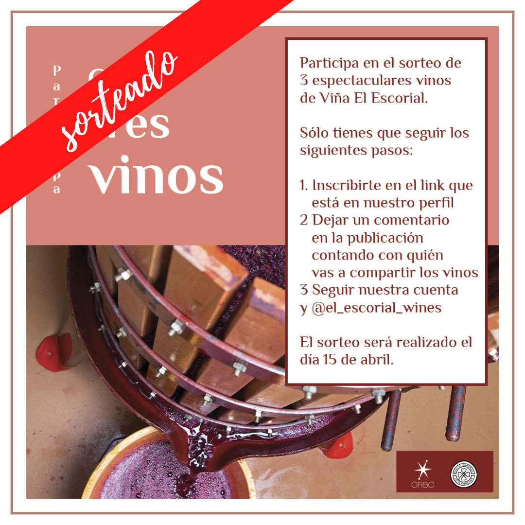 Sorteo con Viña El Escorial