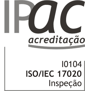 Símbolo de acreditação IPAC – Inspeção I0104, ISO/IEC 17020