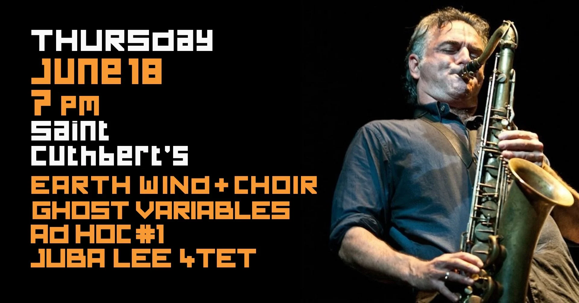Thursday Evening: EARTH WIND &amp; CHOIR + GHOST VARIABLES + AGALAWATTE-BENNETT-THORN + JUBA LEE