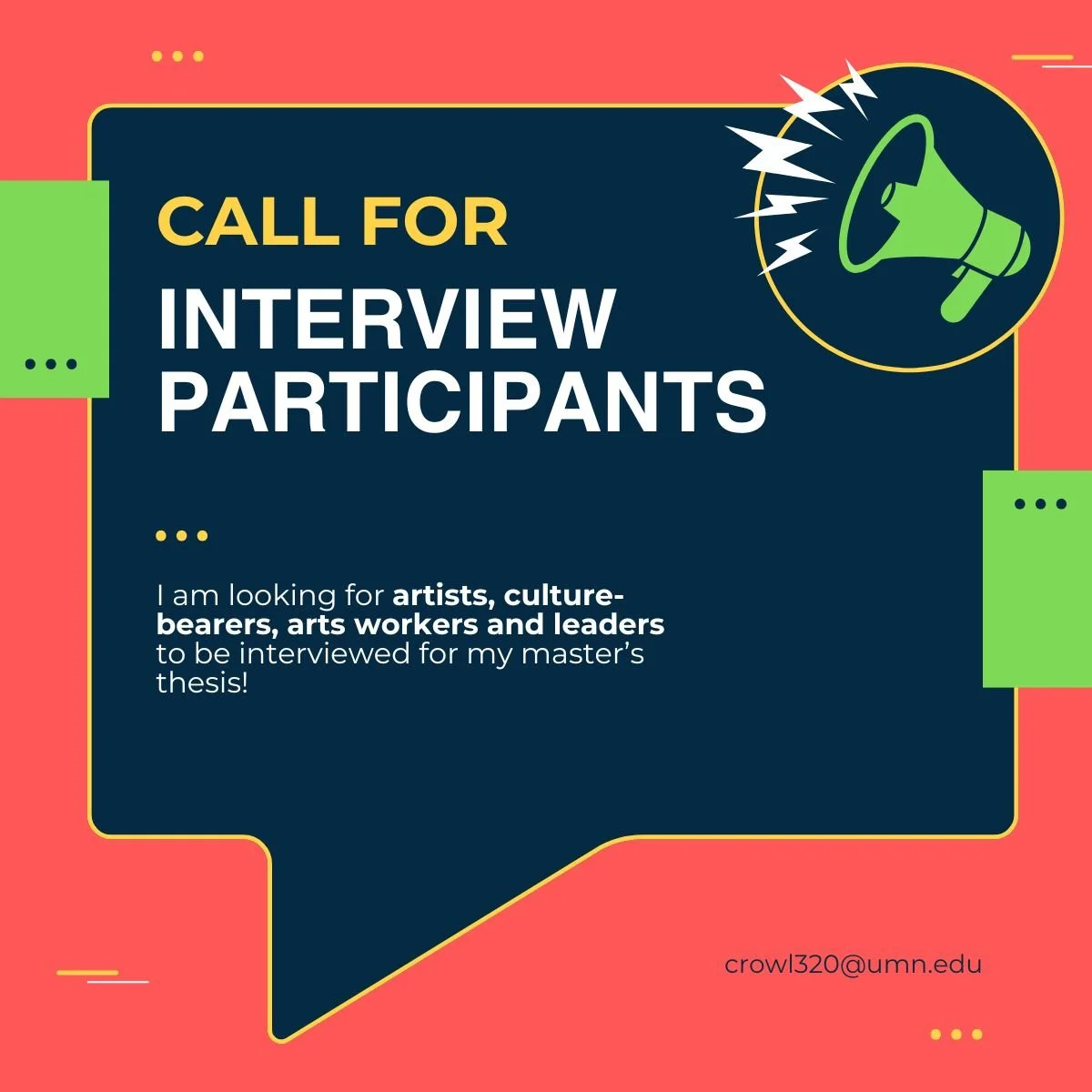 Strategies in Fundraising, Audience Development, and Programming: Call for Interview Participants