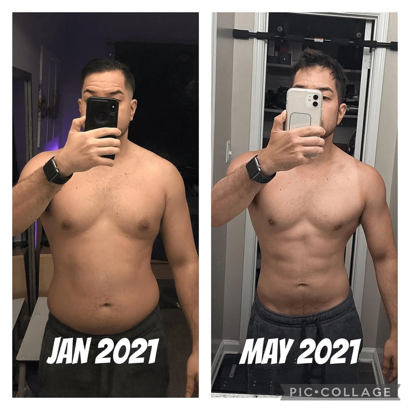 I want to give a special shoutout to my client and friend @cpena1151. 

Chris is a financial planner who primarily sits at a desk all day and often has dinner with his clients.

As a result, he put on a considerable amount of weight and weighed in at