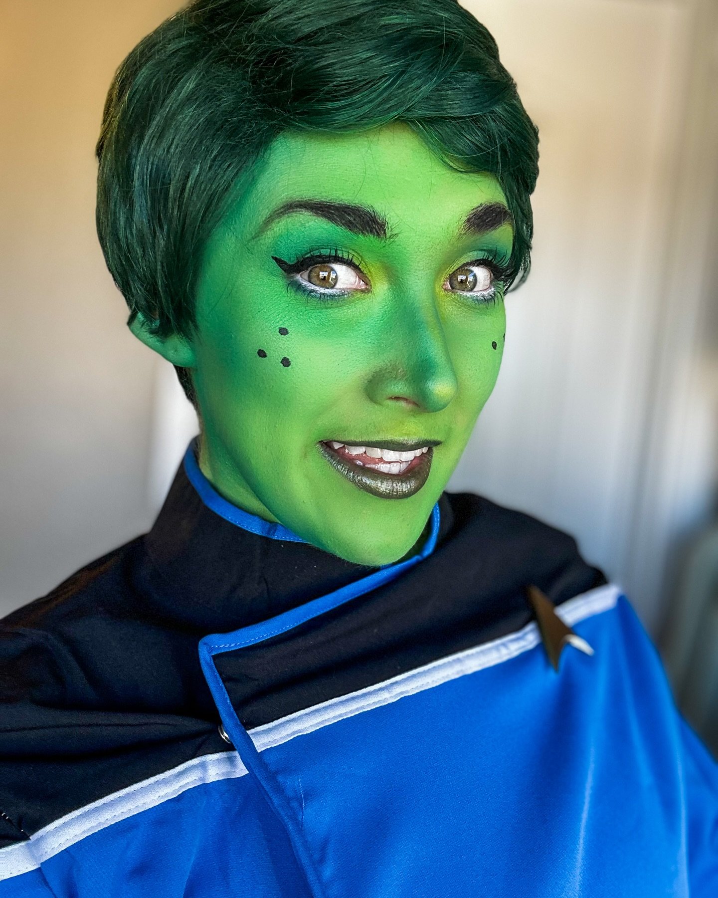 Cosplaying Tendi from Star Trek Lower decks made me think about how many other colorful fantasy body paint looks I&rsquo;ve done for cosplay! I&rsquo;ve done a lot of Star Trek and Critical Role characters but also some Tron, comic book characters an