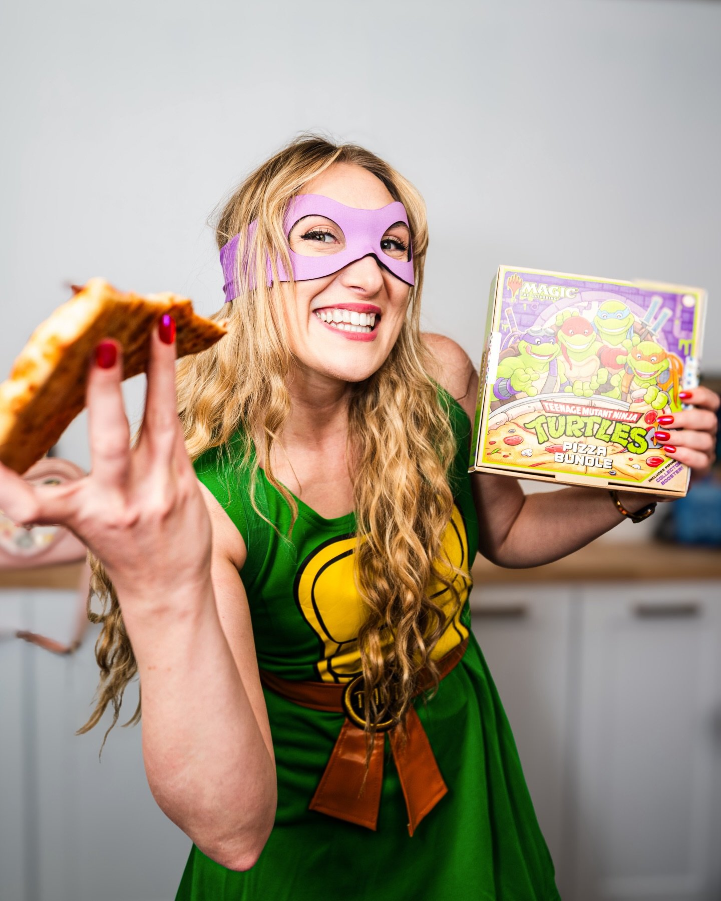 Who is your favorite Teenage Mutant Ninja Turtle? I am so thrilled to be a #MTGAmbassador for this set! I&rsquo;ve loved the cards I&rsquo;ve played with so far and I already brewed up a mono blue artifact deck with my favorite turtle Donatello and A