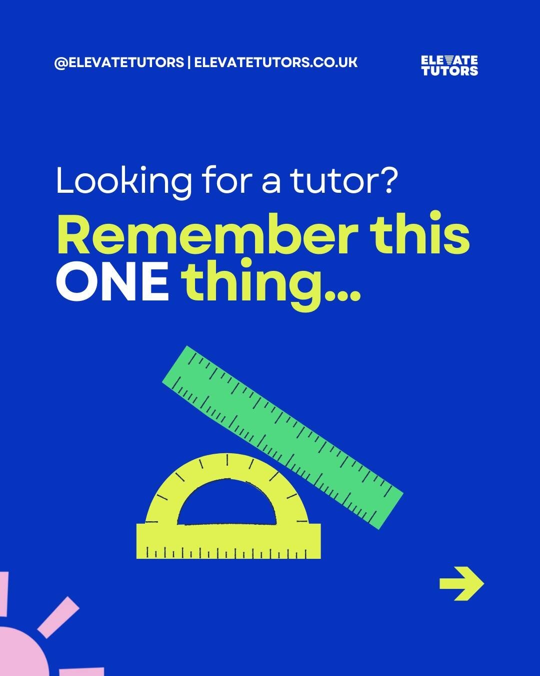 You need to remember this ONE thing when you're looking for a tutor 🙌🏼 &rarr;

__________________________________________________

Need a tutor or a homeschool teacher? Get in touch with us today via our link in bio &uarr;
 ⠀⠀⠀⠀⠀⠀⠀⠀⠀⠀⠀⠀
 ⠀⠀⠀⠀⠀⠀⠀⠀⠀⠀