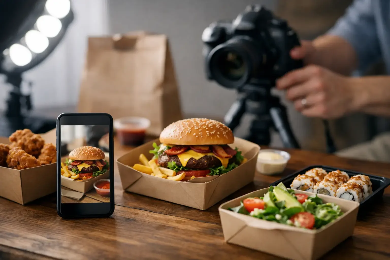 Food Photography for Delivery Apps That Sells
