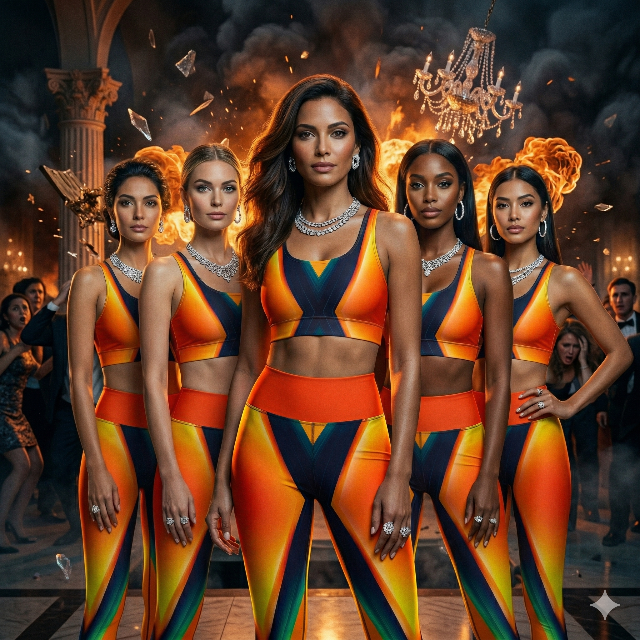 Diamond Yoga Leggings