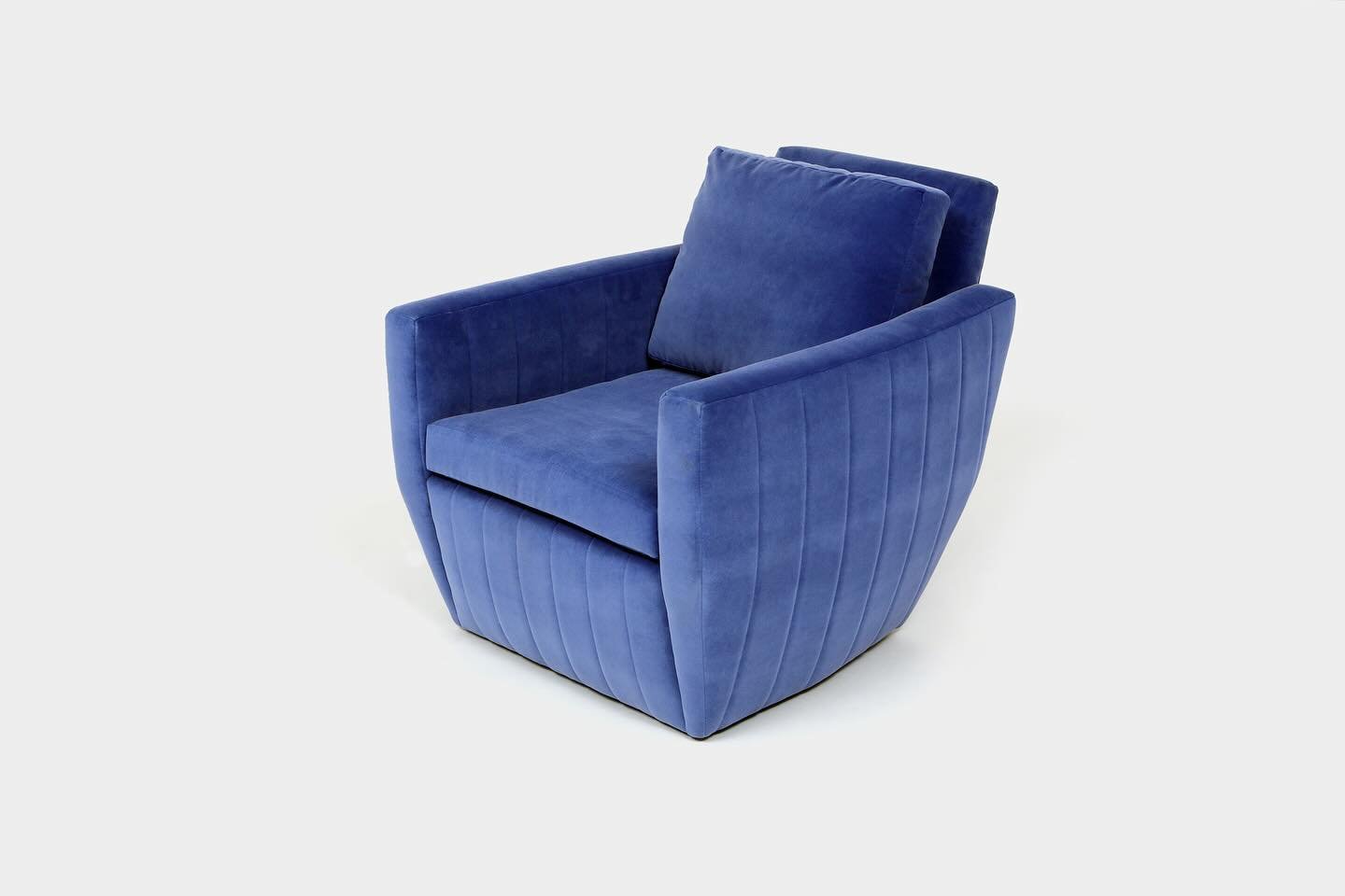 The Shelby Swivel chair available in Cobalt and Billiard on sale for an inventory special. 1 of each online now @collectiveselective .