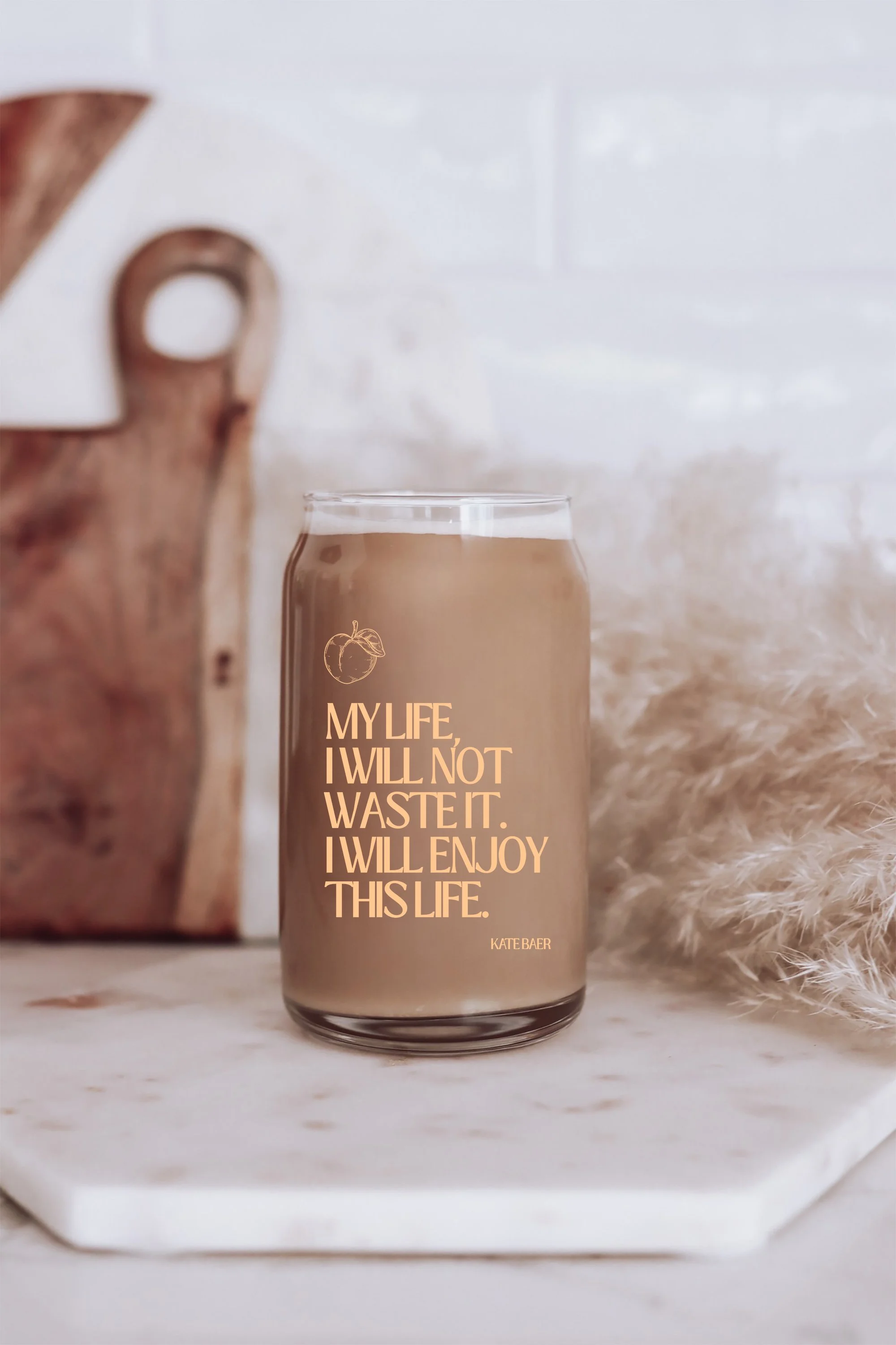 Idea Juice Glass. Supports female led small business. Made in the USA. Free shipping always.