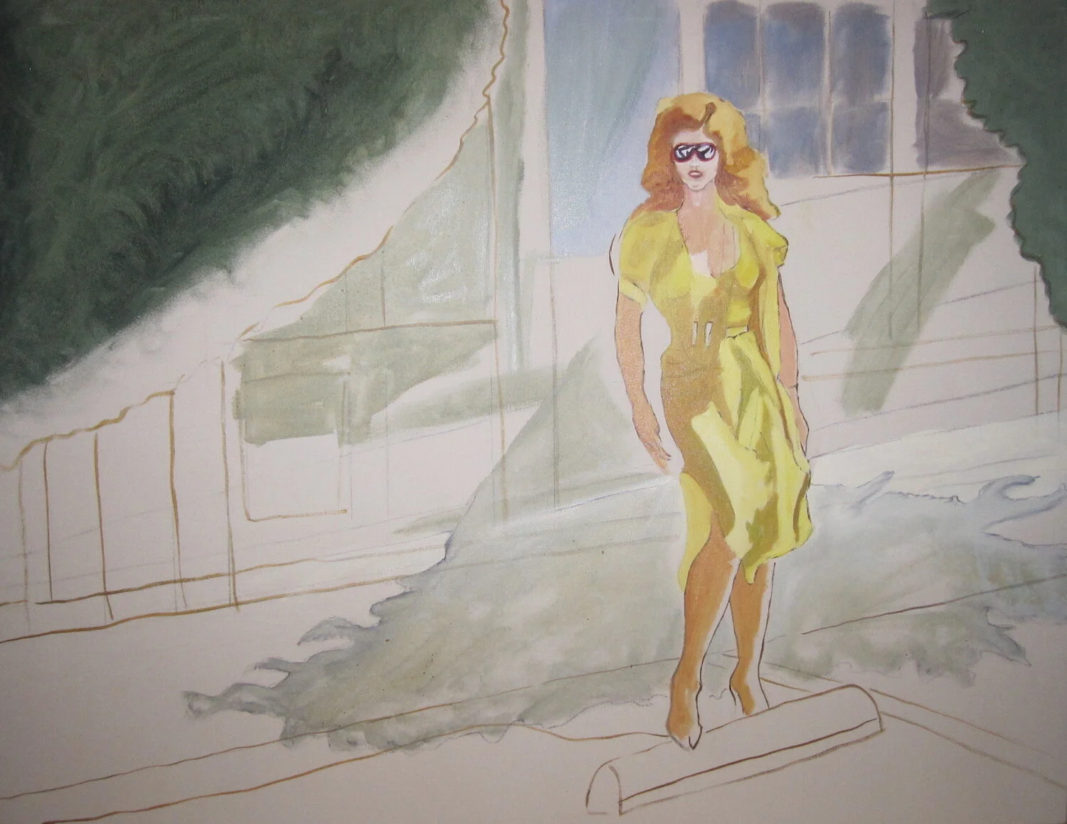 ..Yellow Dress..