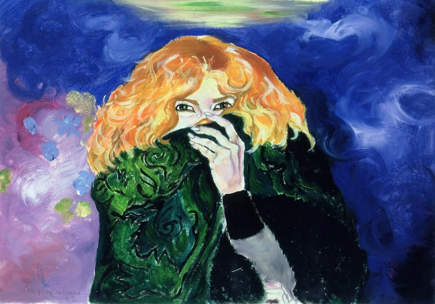 ..Red Hair in Dark Storm..