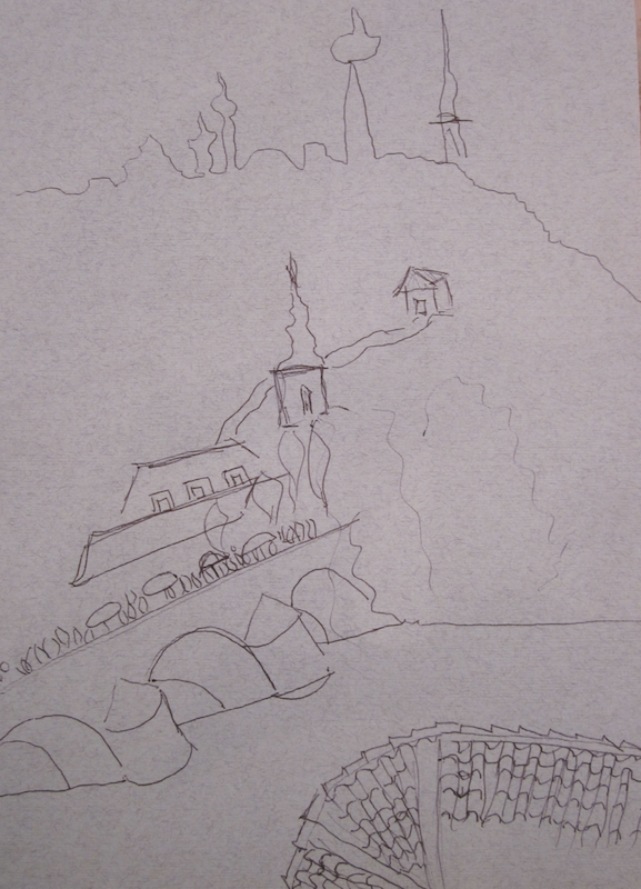 ..Village Sketch..