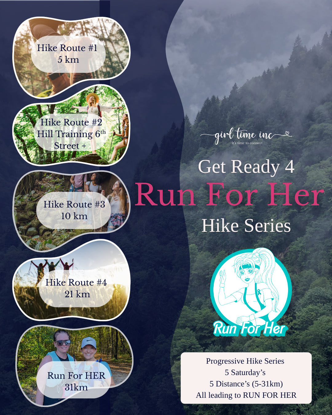 Run for HER: Fall Hike Series