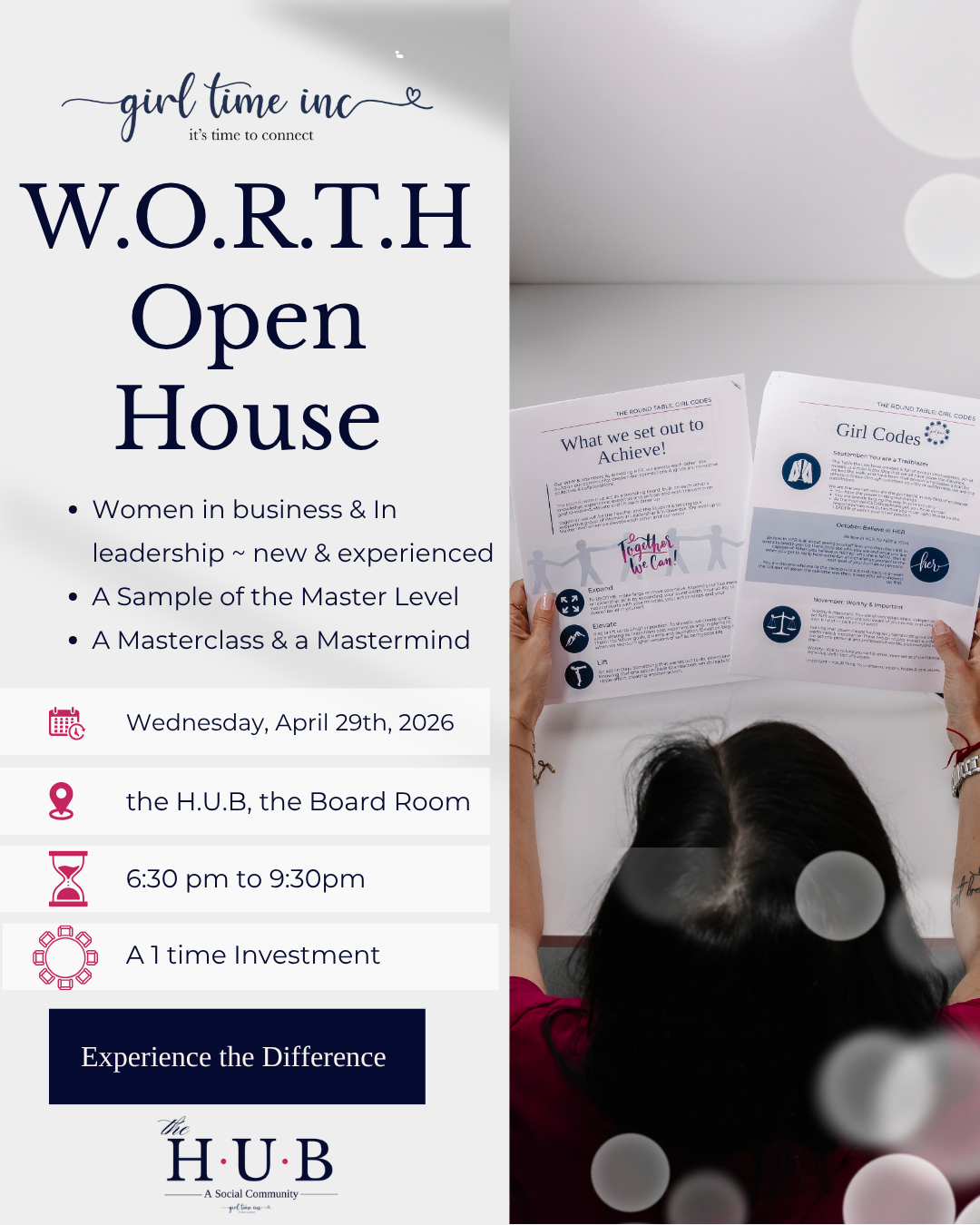 Spring W.O.R.T.H Open House