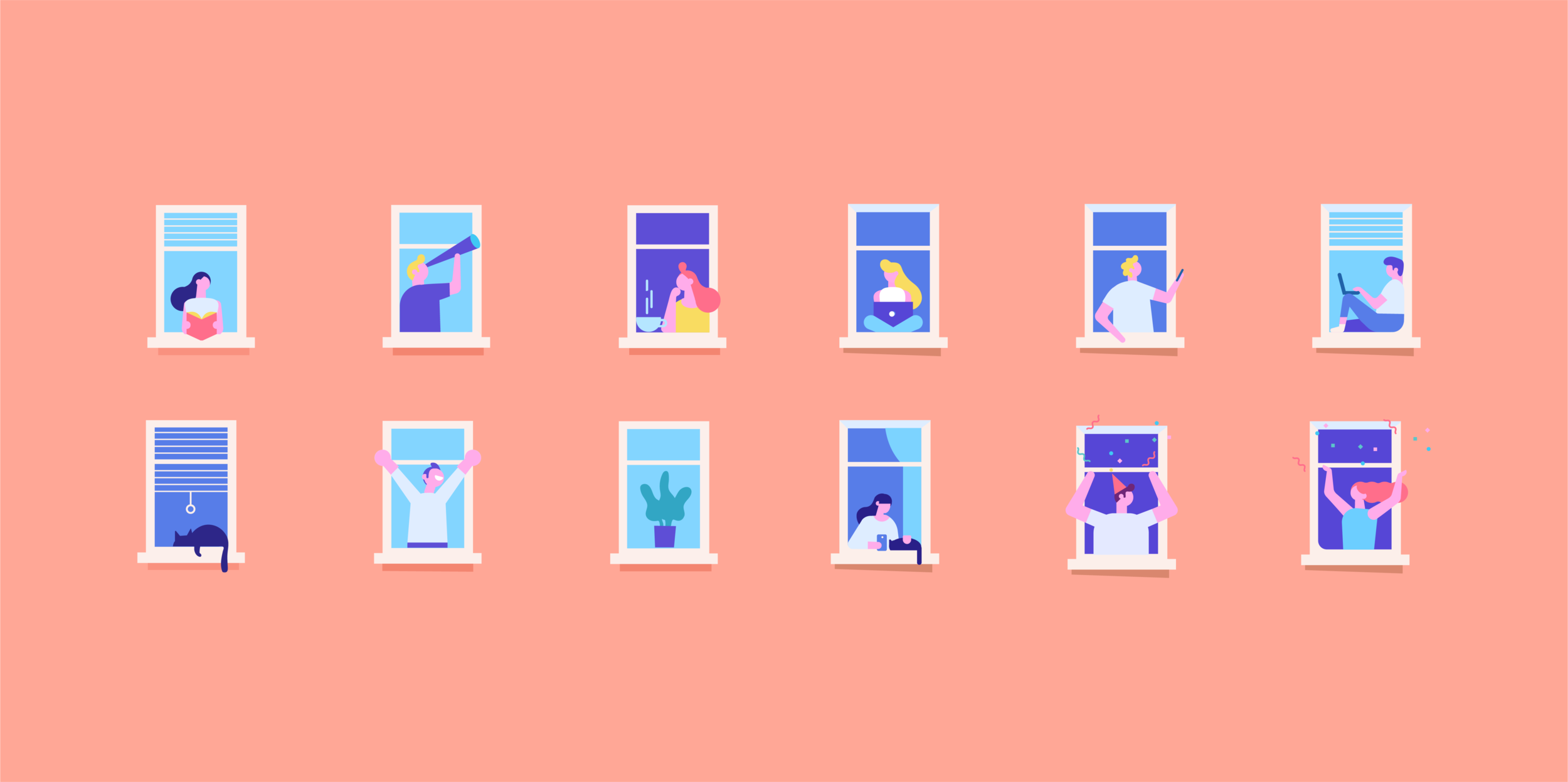 Neighborspeoplecharacters.DifferentMenandwomen.Peopleinwindowframes.Flatcartoonvectorillustration._0b19f5f4-6ddd-479b-9c2a-f030f8aea414-01.png