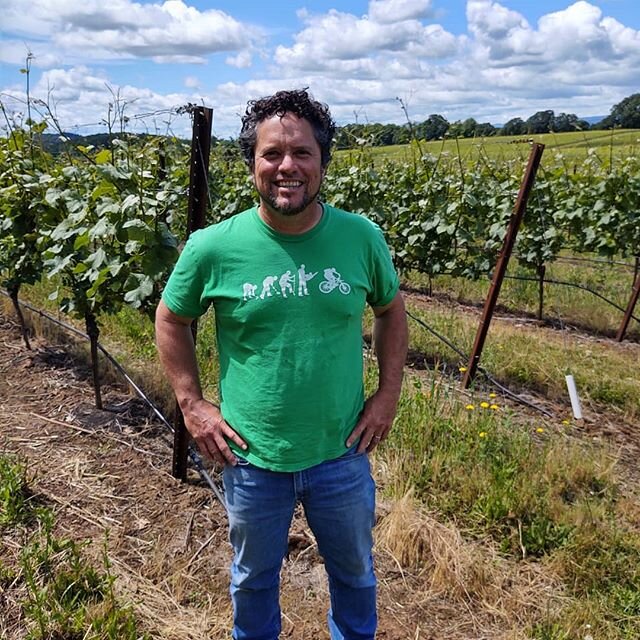 My old pal Joe Wright at the incomparably beautiful Left Coast Cellars. Great guy, great wine, and a solid cyclist. What's not to love.