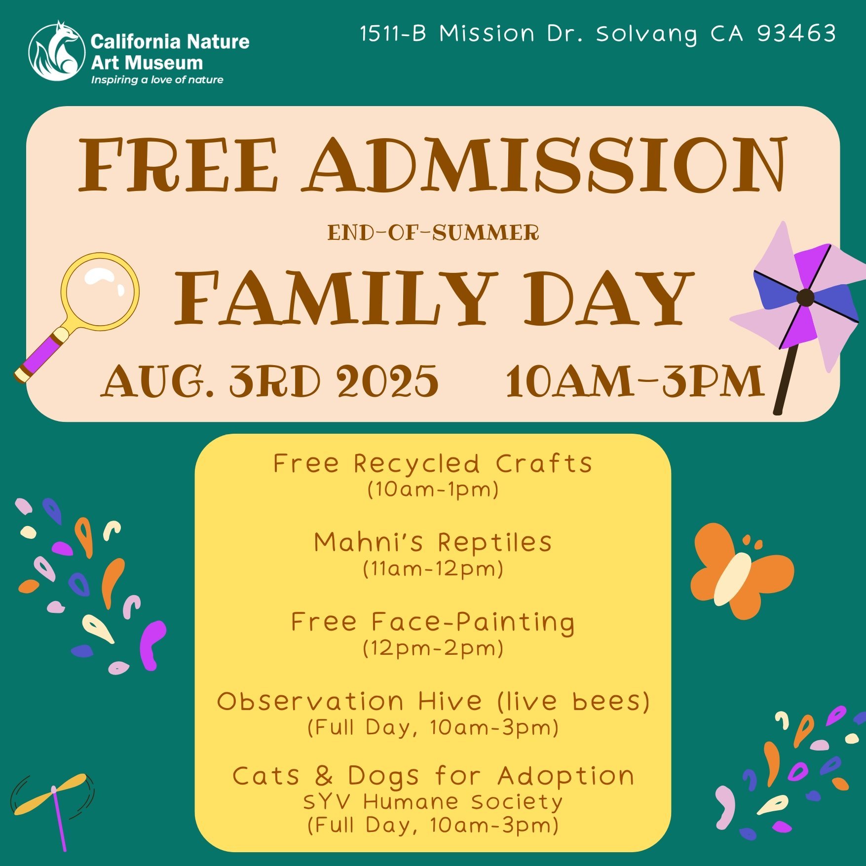 CalNAM - Family Day - Free Admission