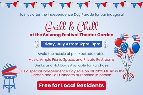 Grill & Chill - Solvang Festival Theater Garden