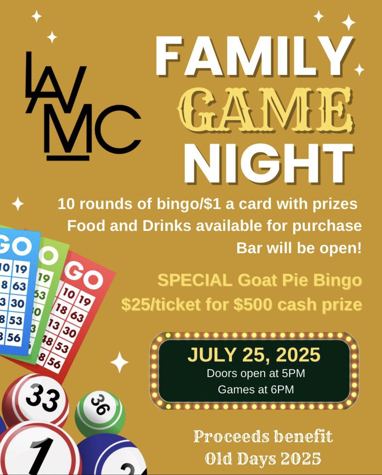 LAVMC Family Game Night