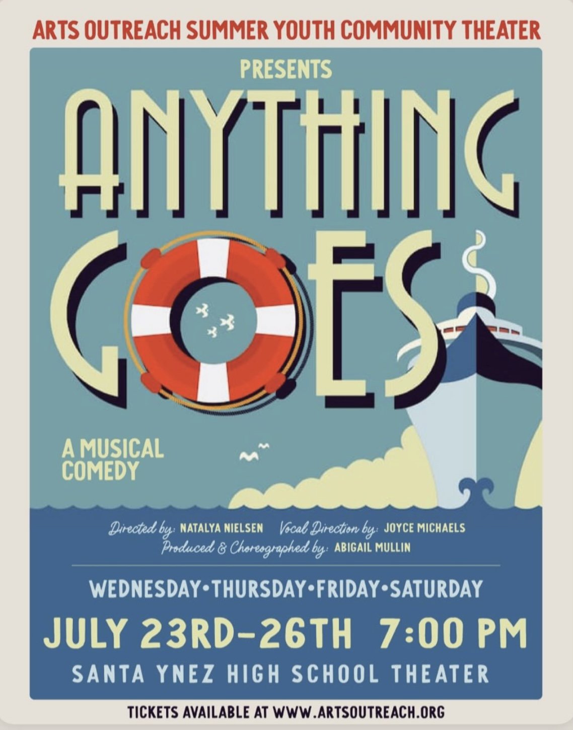 'Anything Goes' - Arts Outreach