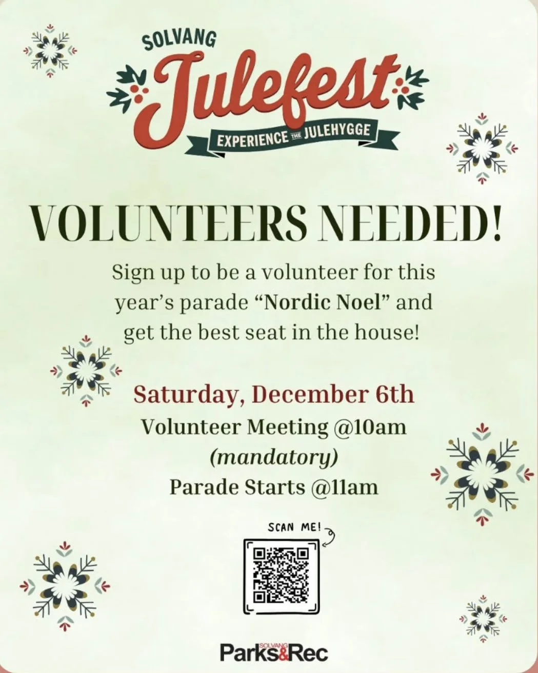 Julefest Parade Volunteers Needed 