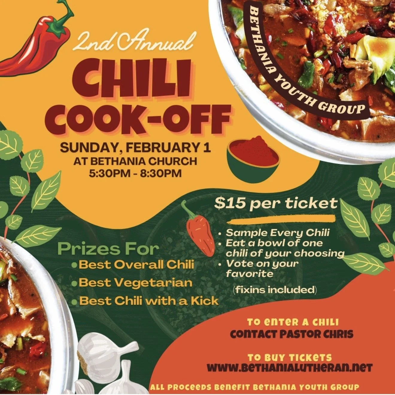 Chili Cook-off at Bethania