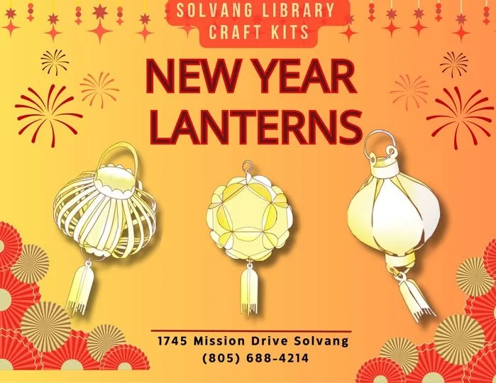 New Year Lantern Kits at Solvang Library