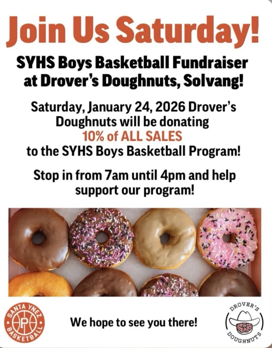 SYHS Boys Basketball Fundraiser