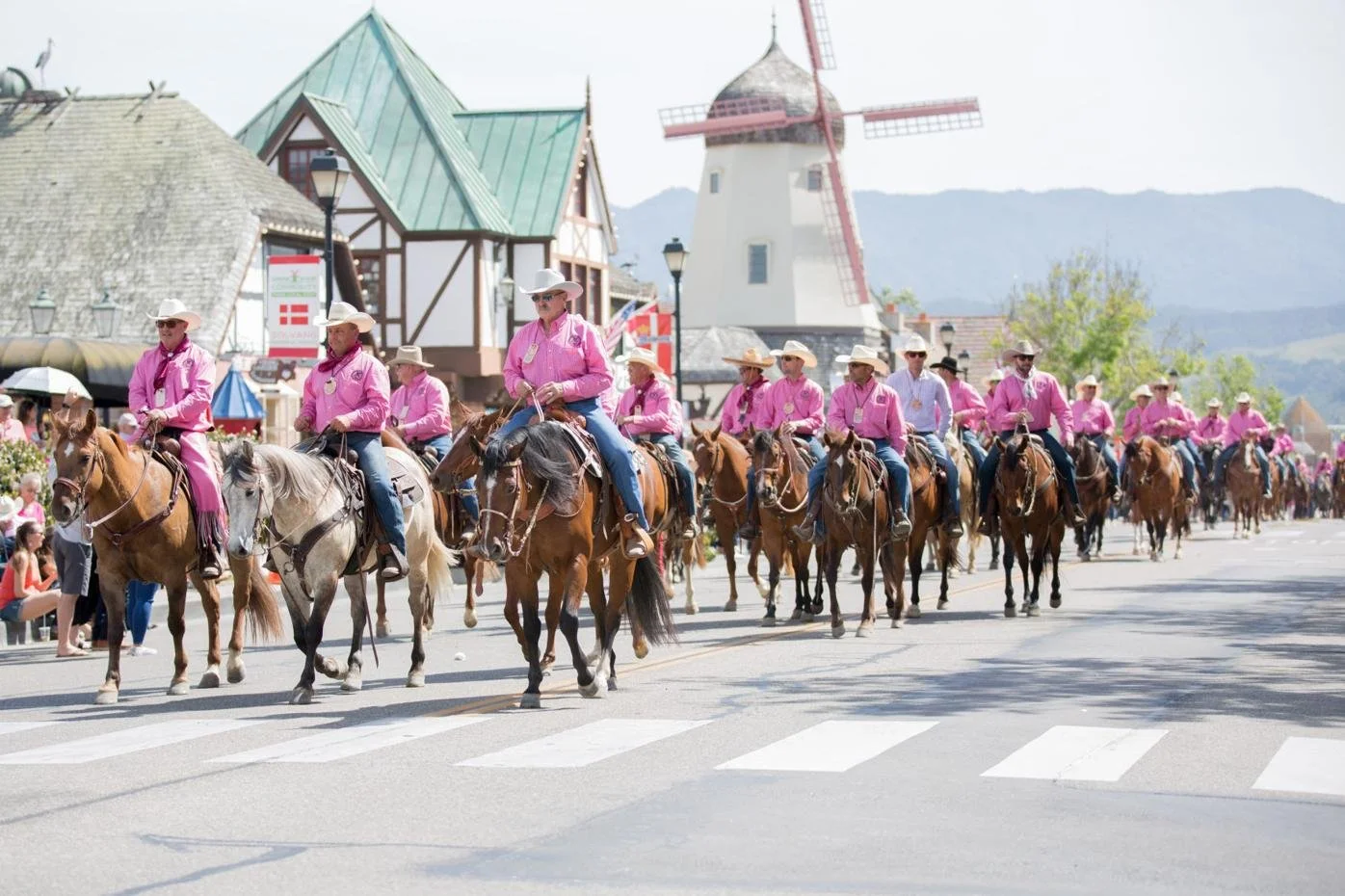 Rancheros Visitadores Parade in Solvang