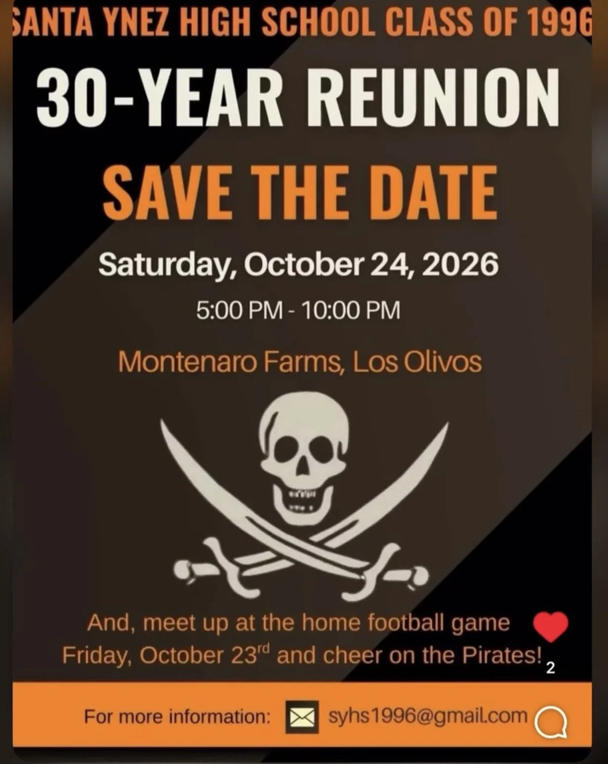 SYHS 30th Reunion - Class of 1996