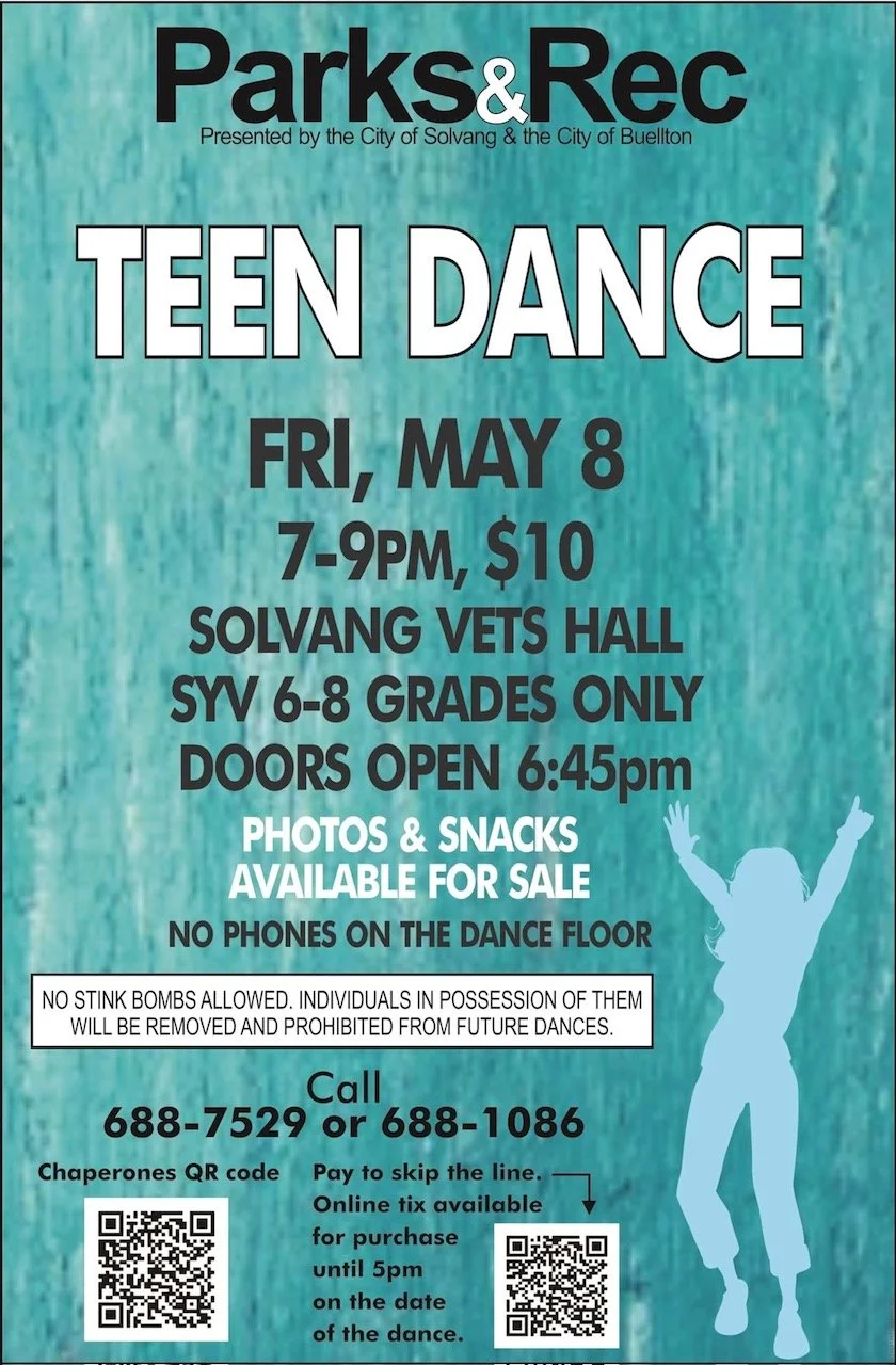 Valley-wide Middle School Dance 