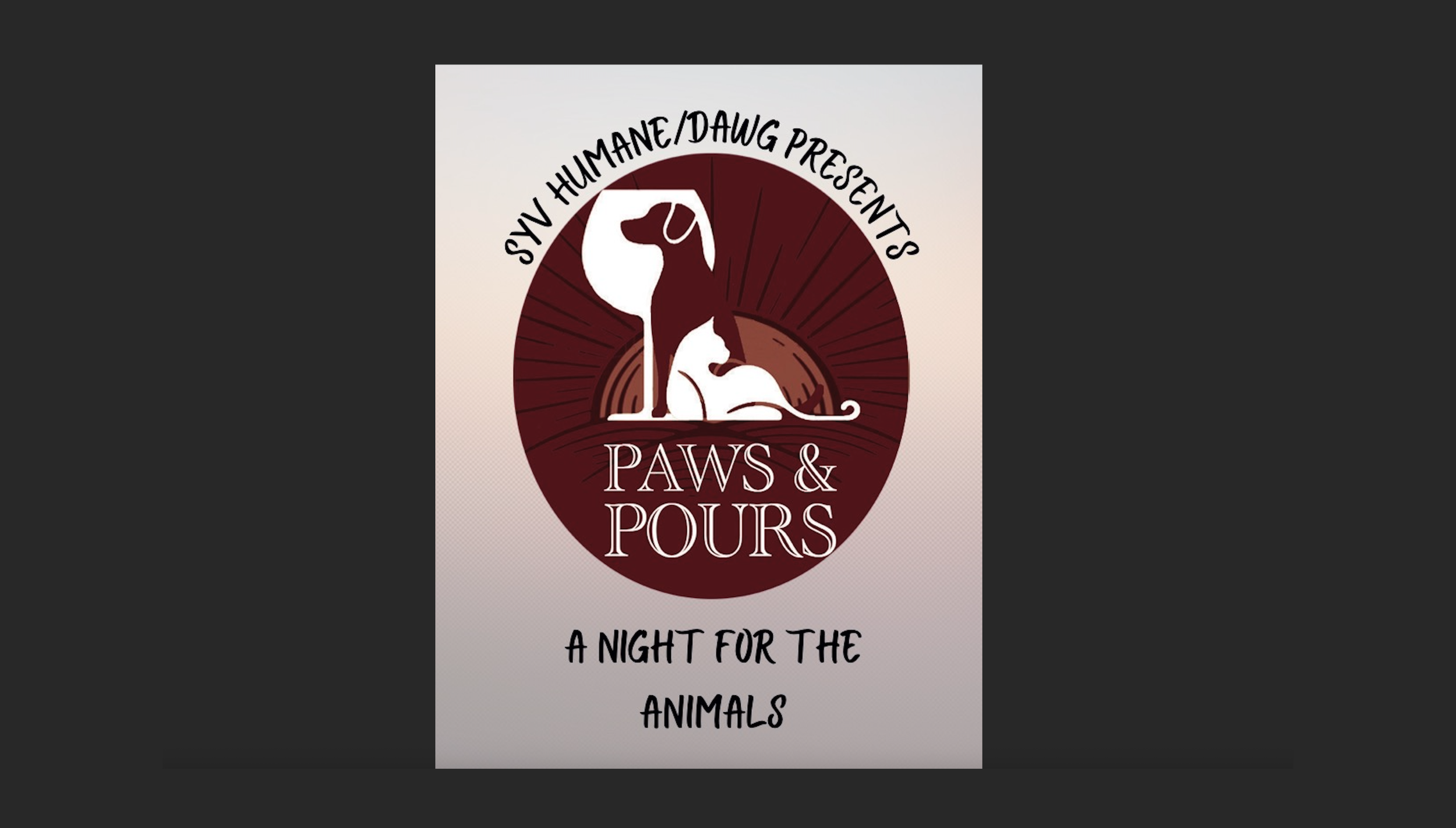 Paws & Pours 
