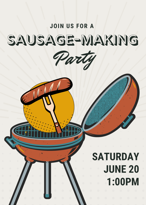 Sausage Making Party  - Brick Barn