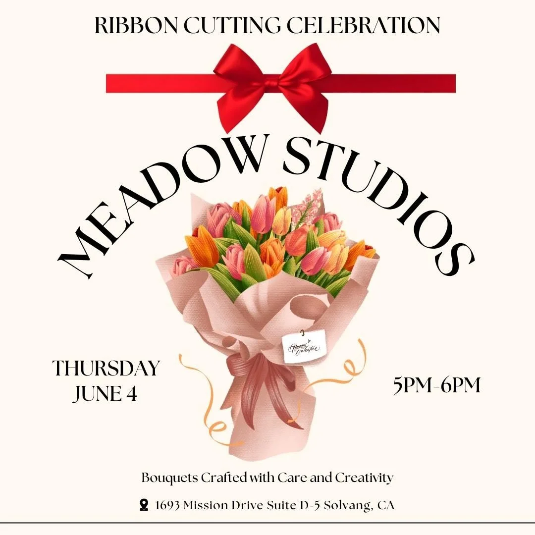 Meadow Studio Flowers  - Ribbon Cutting