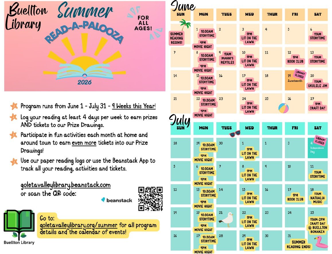 Buellton Library Summer Reading Program