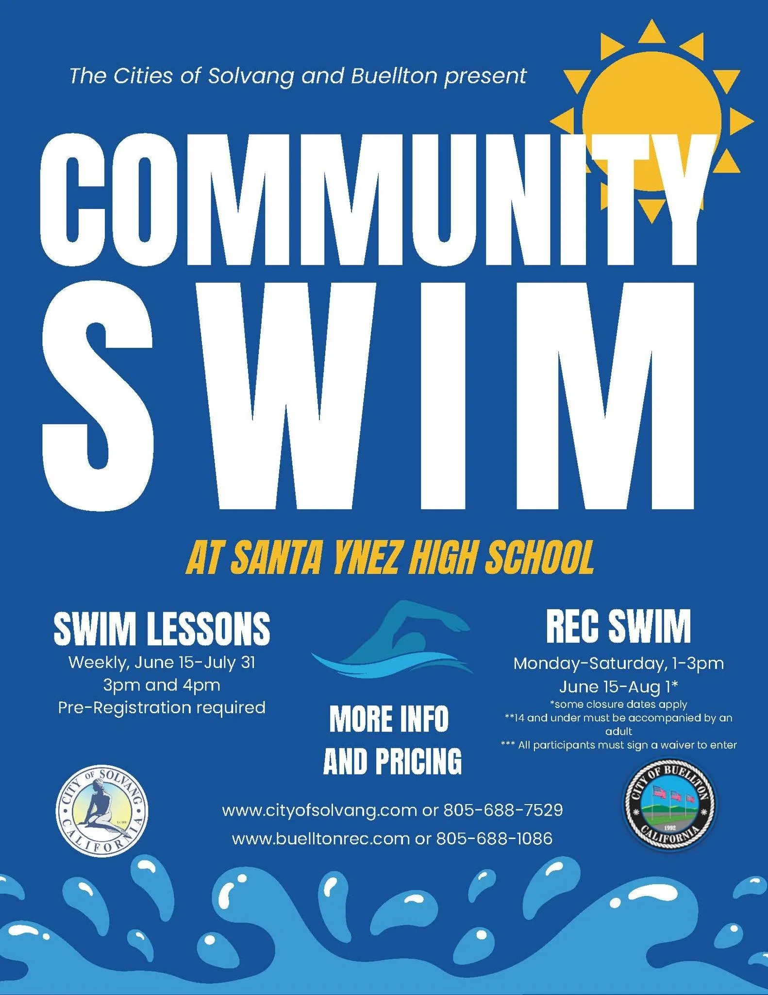Community Swim - Opening Day
