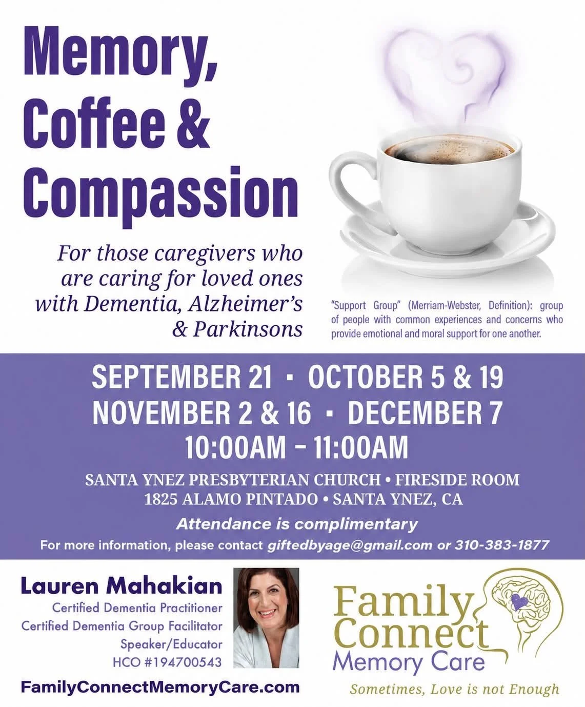 Memory, Coffee & Compassion