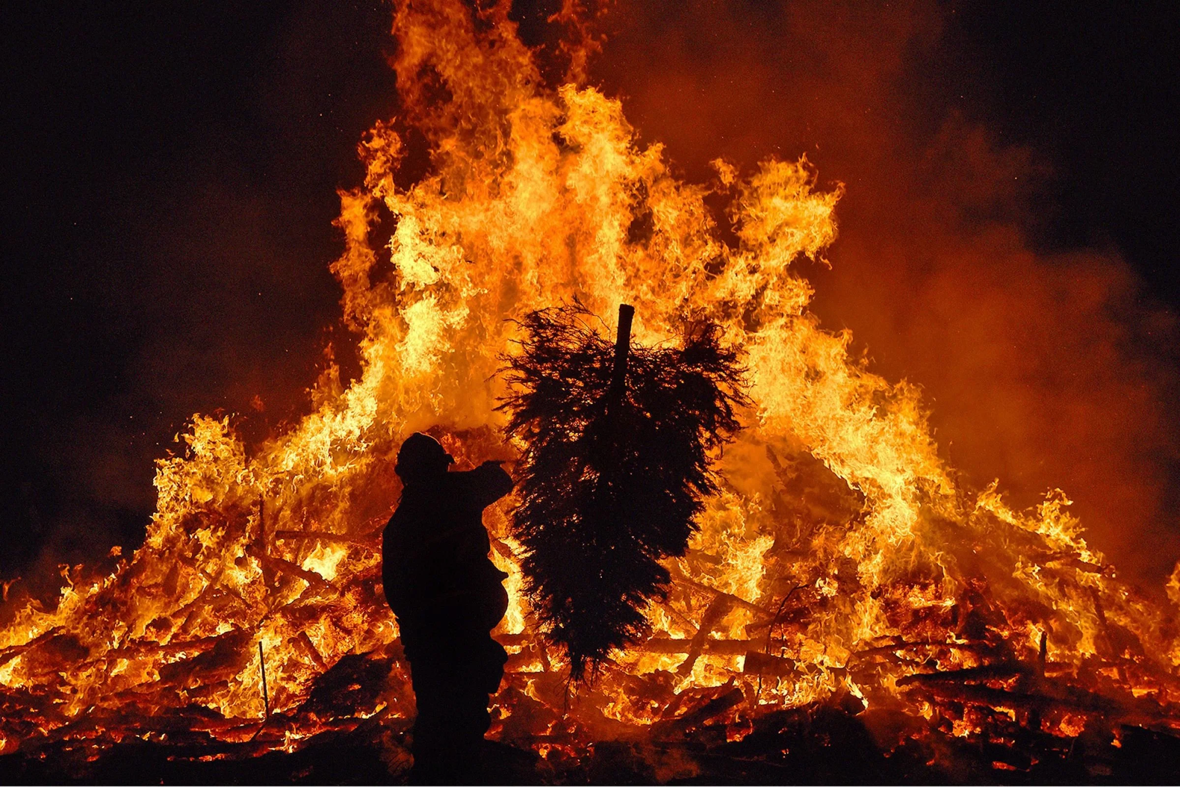 Christmas Tree Burn