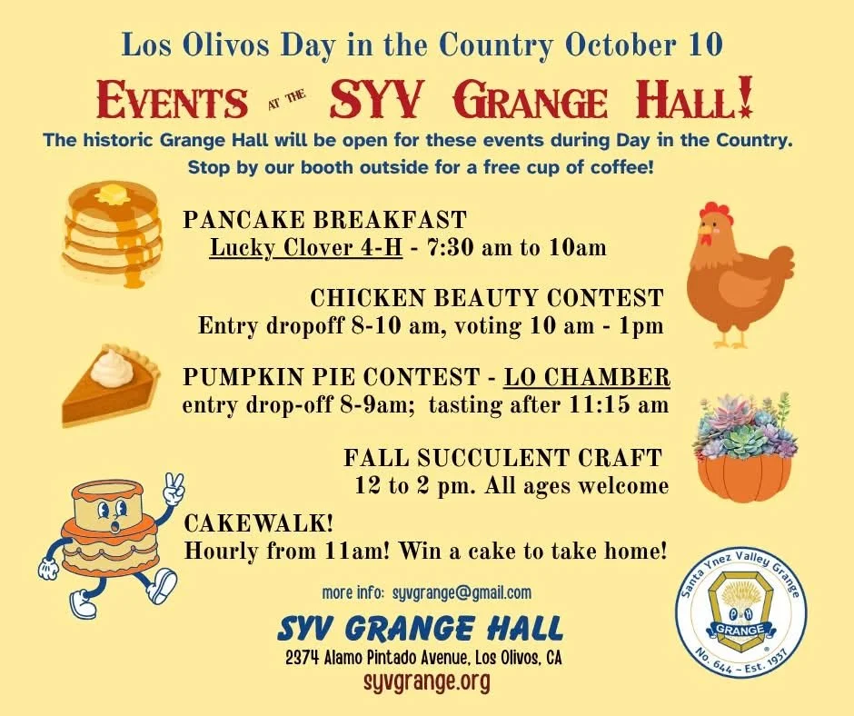 SYV Grange - Day in Country
