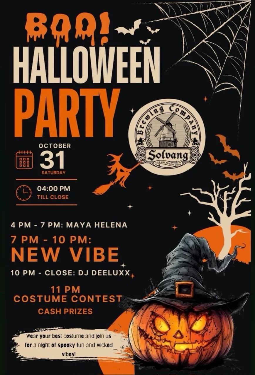 Boo Halloween Party - Solvang Brew Co
