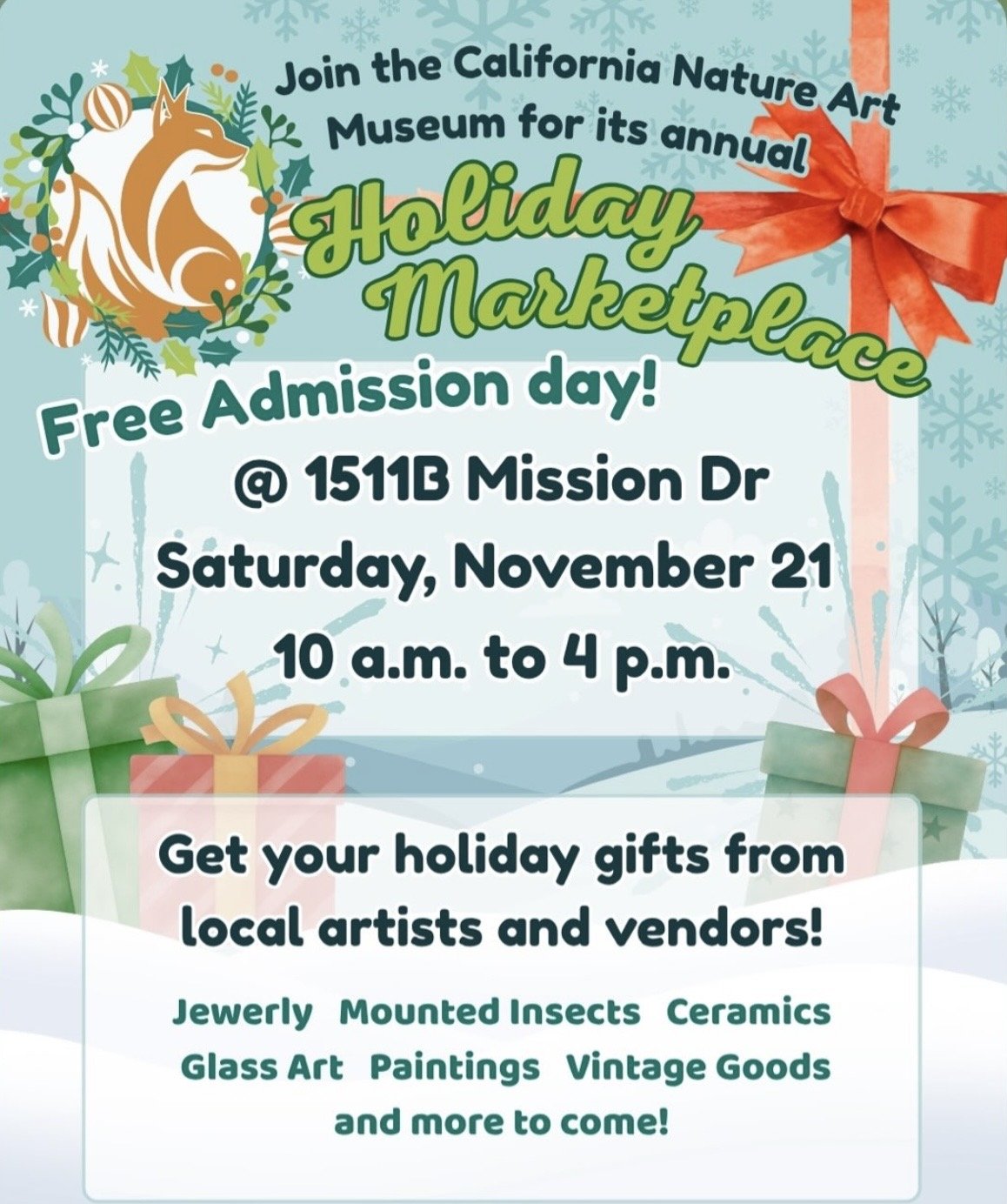 CalNAM Holiday Marketplace