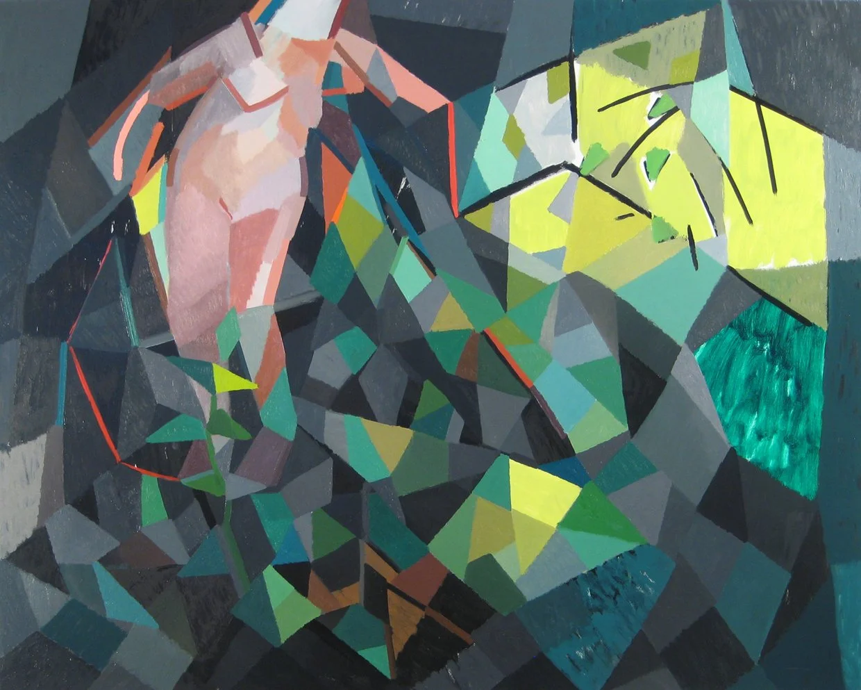 Growing Things in the Dark, oil on canvas, 48 x 60", 2011, $4,200