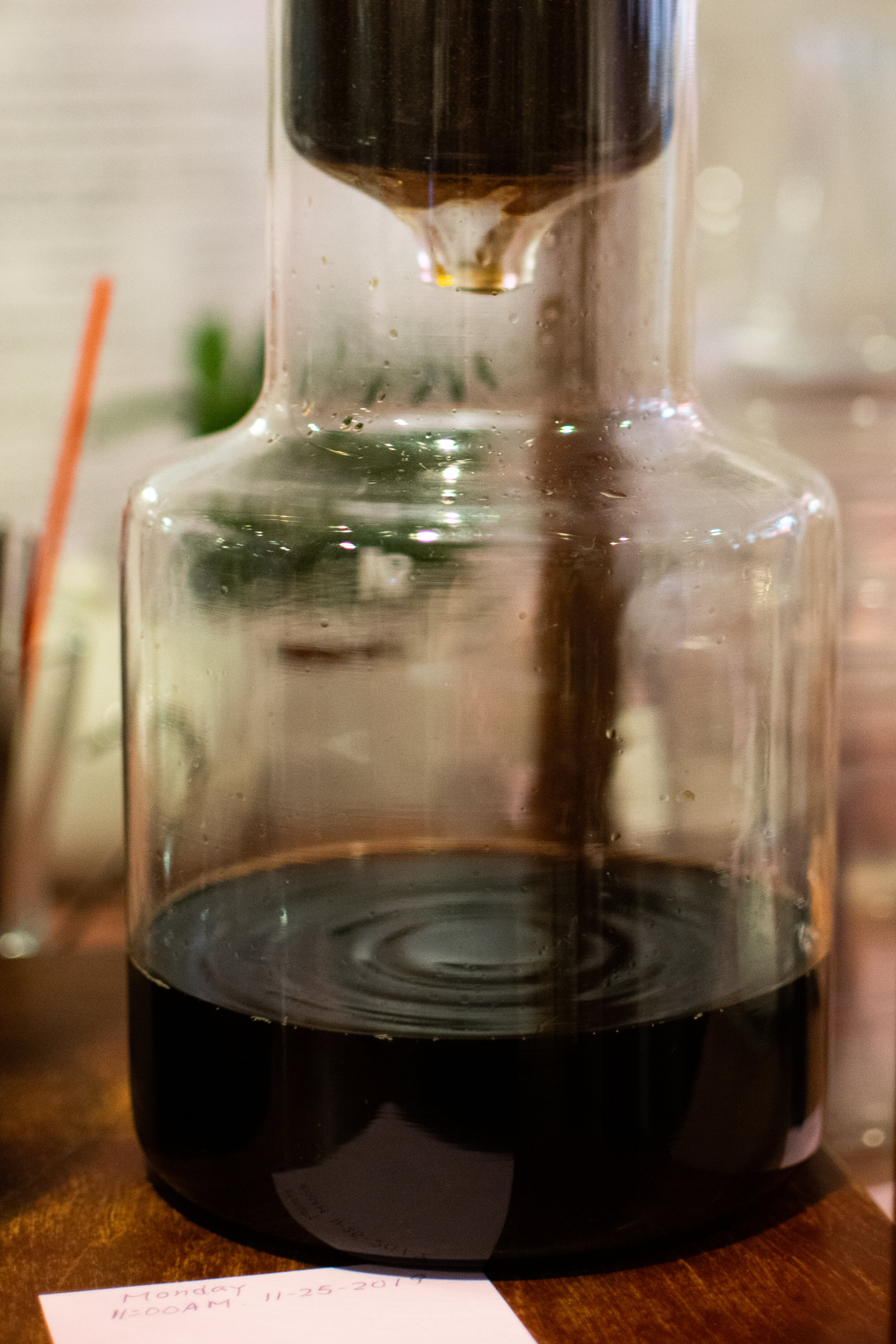 slow drip cold brew