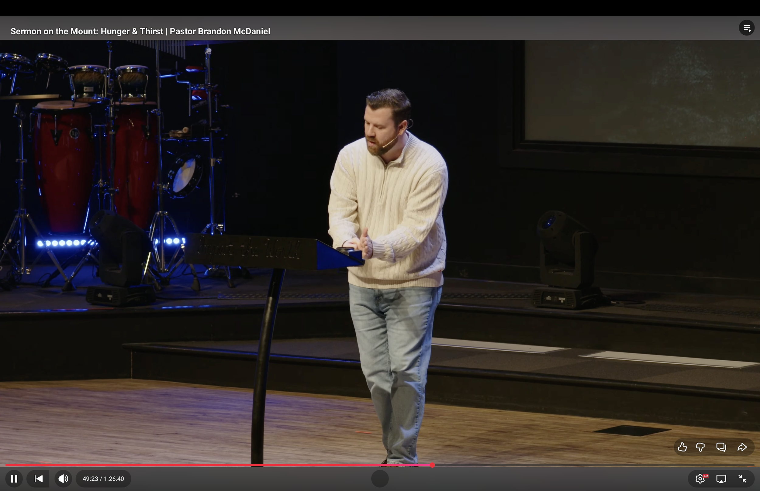 Sermon on the Mount: Hunger &amp; Thirst